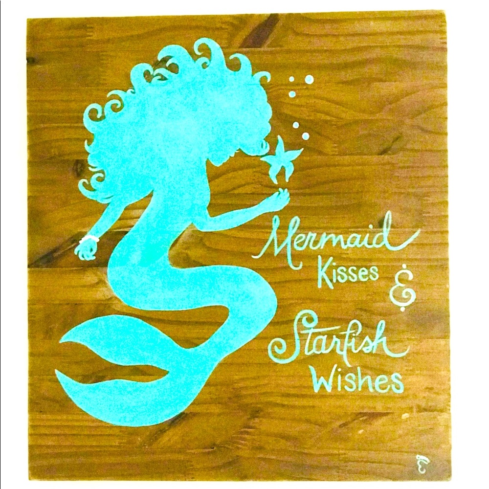 Mermaid Kisses Sign